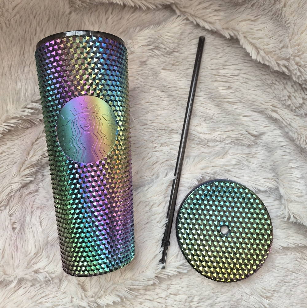 Limited Edition Starbucks 2023 Fall Iridescent Venti Tumbler